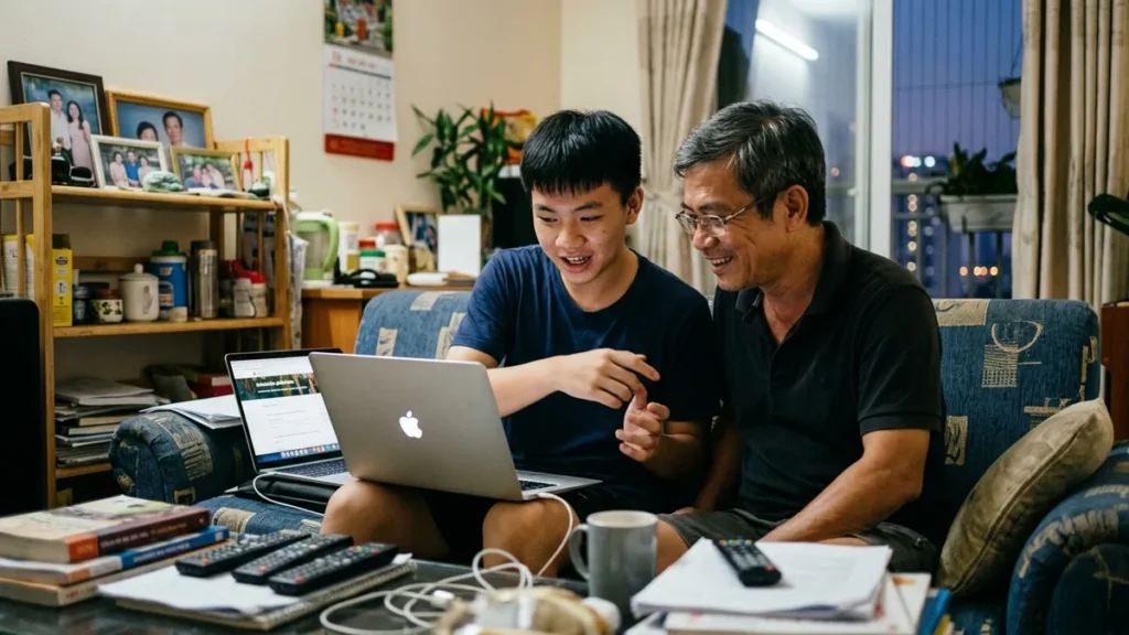 Phụ huynh và con cùng chọn nguyện vọng đại học