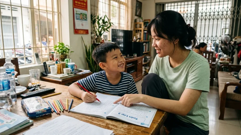 Gia sư dạy kèm học sinh tiểu học tại nhà ở TP.HCM
