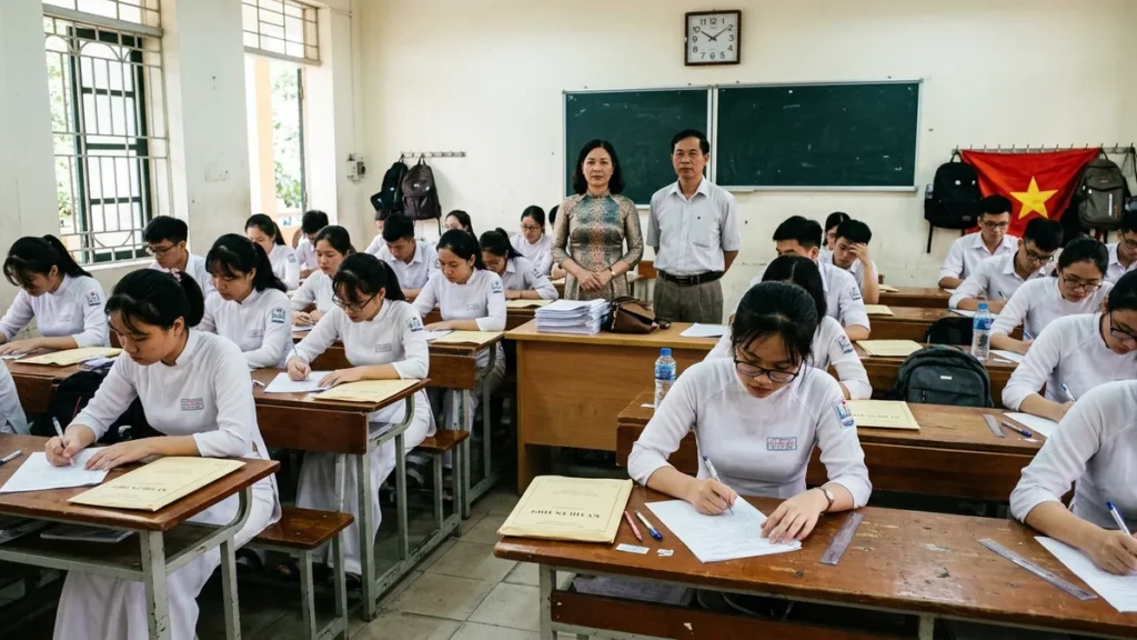 Thí sinh làm bài thi tốt nghiệp THPT