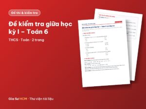 Ảnh bìa: Đề kiểm tra giữa học kỳ I – Toán 6 (có đáp án)